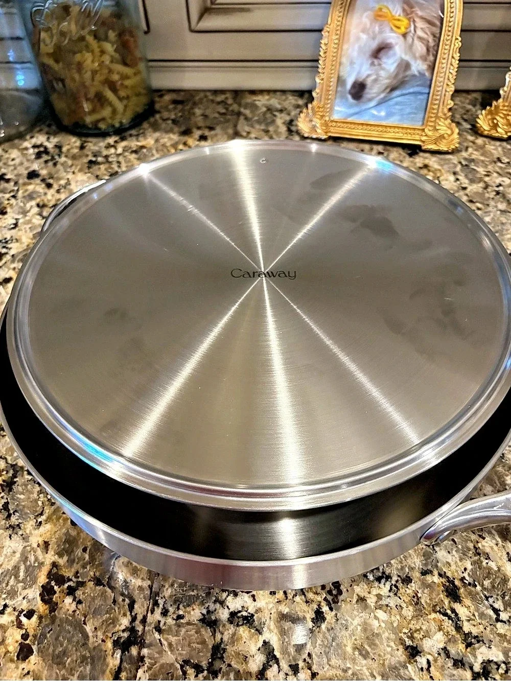 Caraway Stainless Steel Pan 4.5 Qt